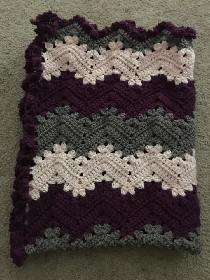 6 day kid blanket crochet
