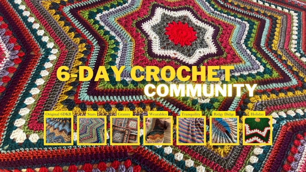 6-Day Crochet Community Facebook Group Cover