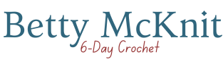 Betty McKnit 6-Day Crochet Text Only Logo