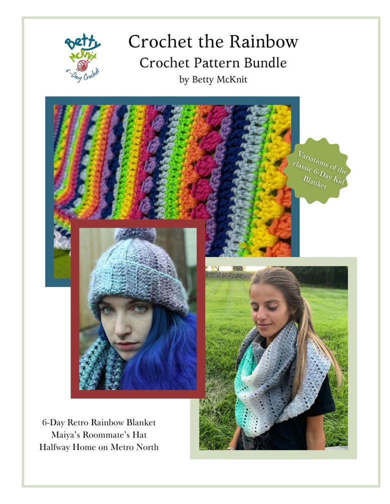 Cover of Crochet The Rainbow Pattern Bundle Cover