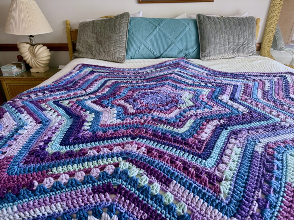6-Day Star Blanket with Anniversary Cakes Yarn
