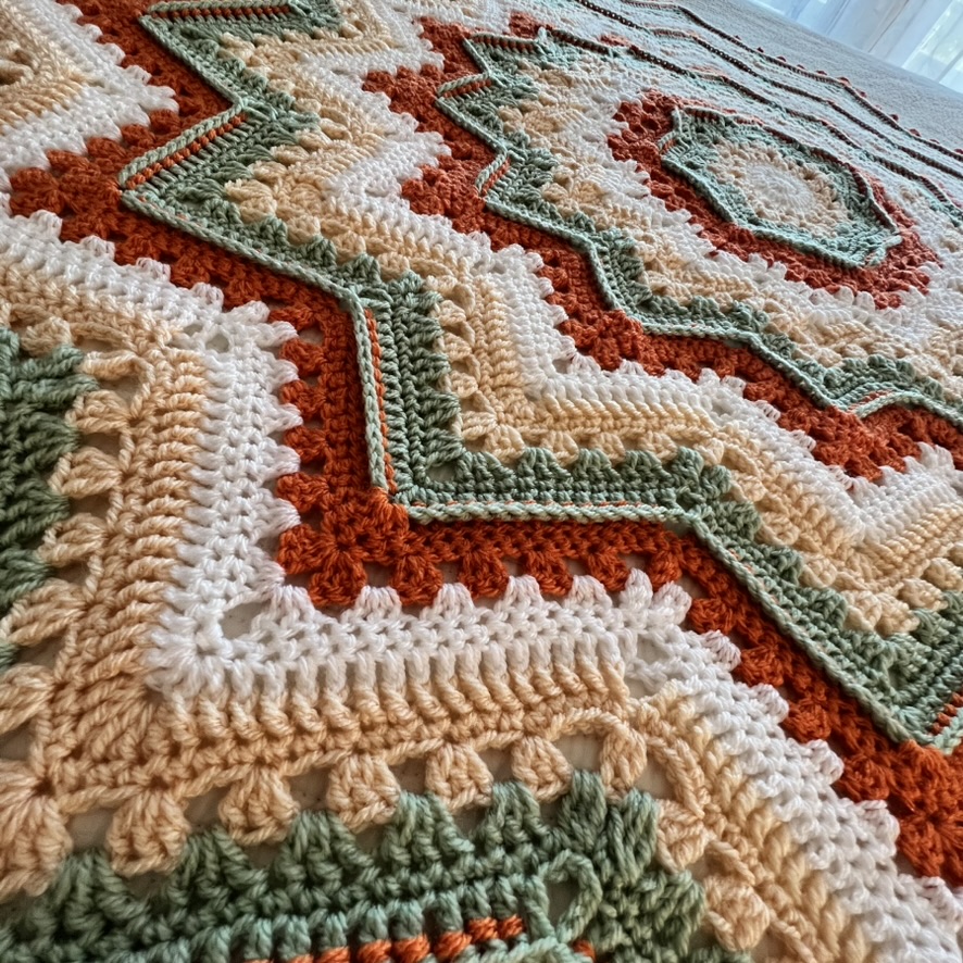 Colorful 6-Day Ridgy Didge Superstar Blanket